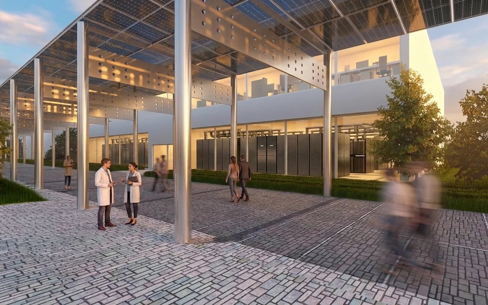 Rendering of the Quantum Hub
