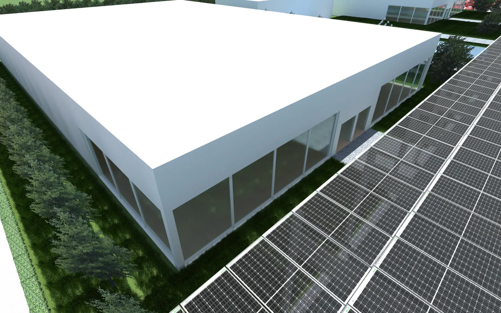 Rendering of the Research Building