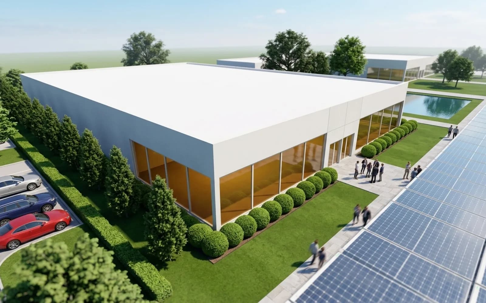 Rendering of the Research Building